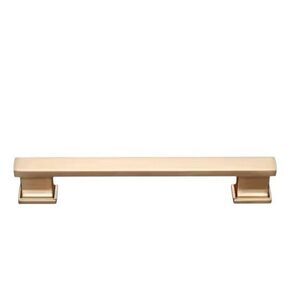 Sapphire Hexa Series 5 in. (128 mm) Center-to-Center Modern Gold Cabinet Handle/